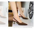 Women's Pointed-Toe Slingback Pumps