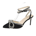 Women's Rhinestone Slingback Heels