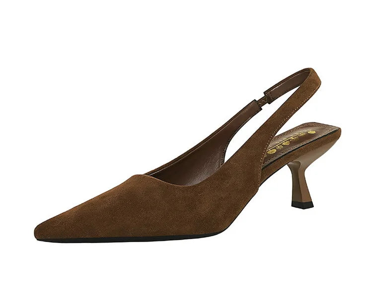 Women's Pointed-Toe Slingback Pumps