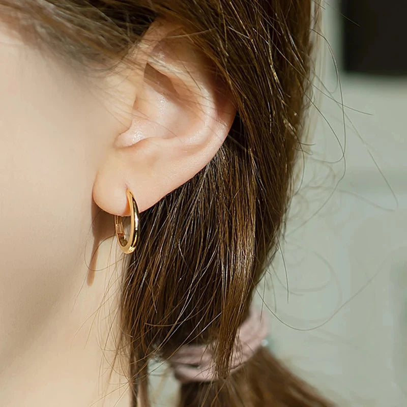 Geometric Hoop Earrings