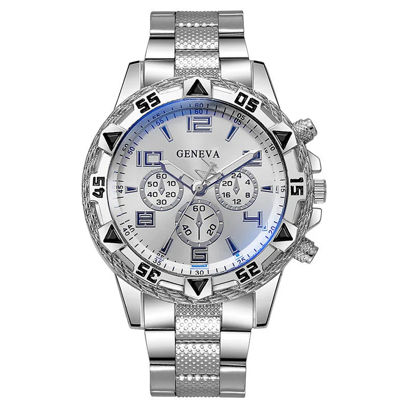 LByzHan Men's Minimalist Steel Watch