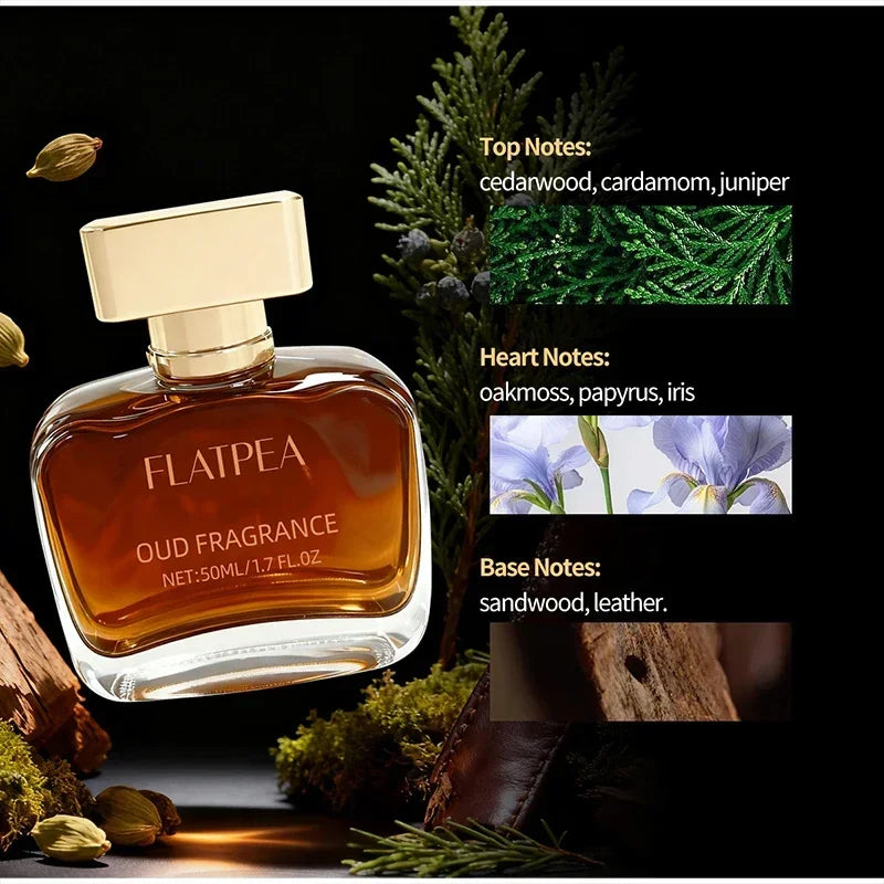 Perfume Arabico de Lujo para Hombre — Musk, Oud y Cedro