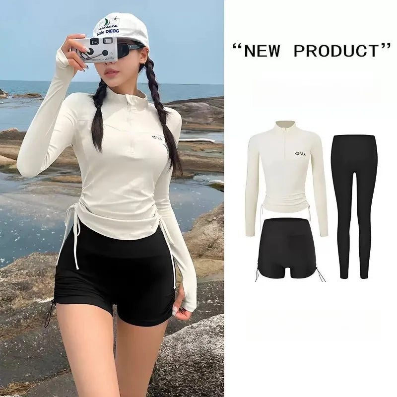Women's Sports Swimsuit Two-Piece Set