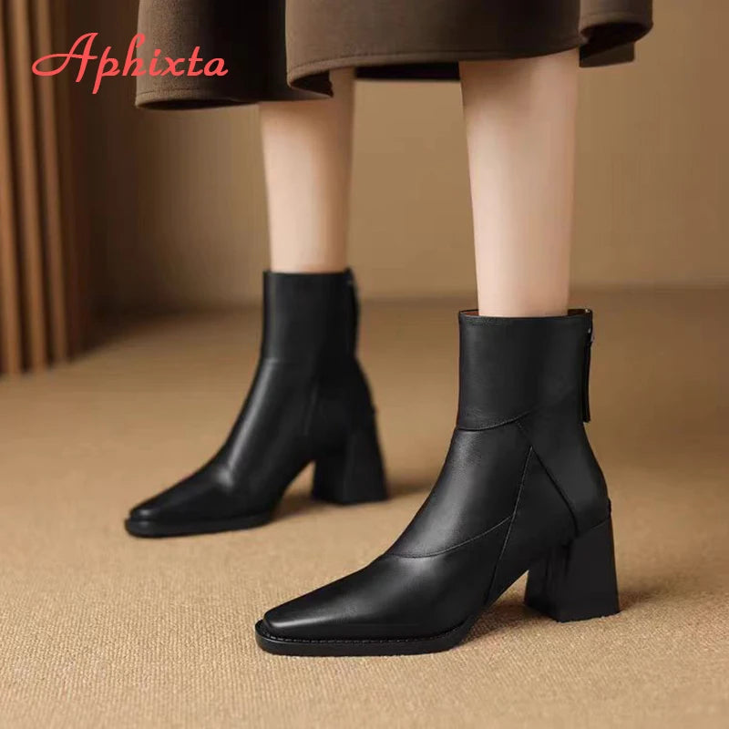 Women's Square-Toe Ankle Boots