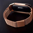 LED Women's Digital Watch - Magnetic Strap, Touch Screen, Waterproof
