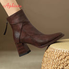 Women's Square-Toe Ankle Boots