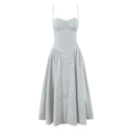 Floral Print Spaghetti Strap Midi Summer Dress